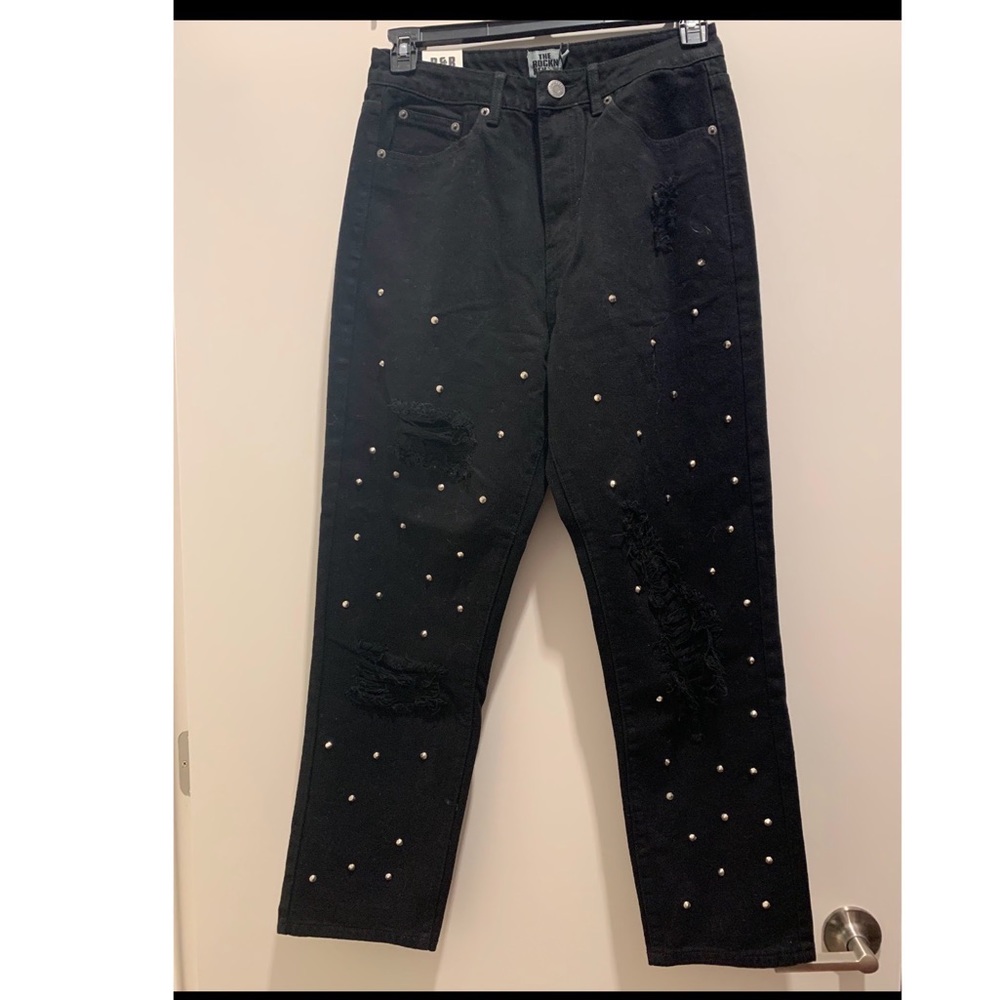 Nasty Gal studded jeans
